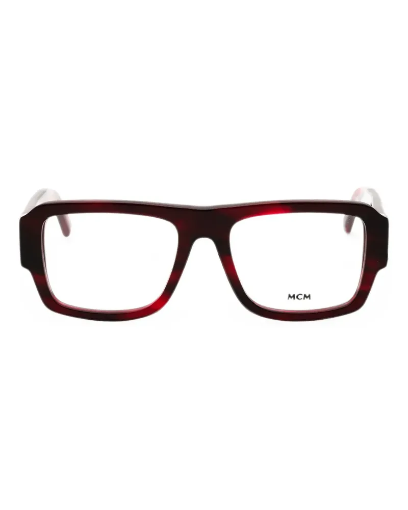 MCM rectangular-frame glasses - Braun Braun