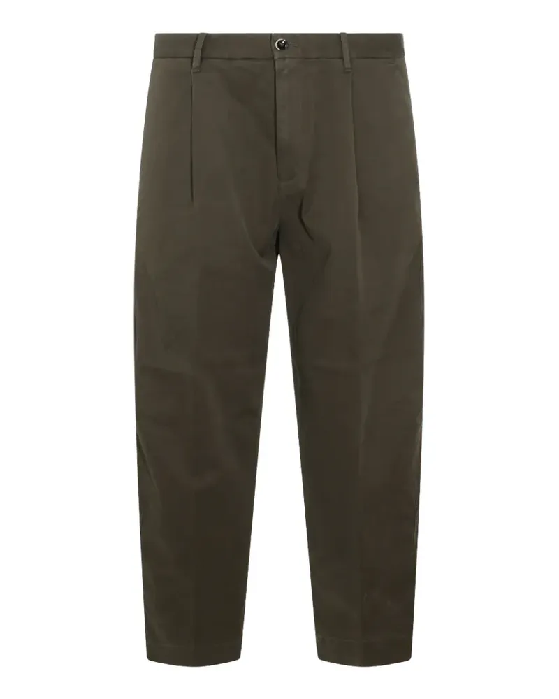 nine:inthe:morning Tapered-Hose mit Falten - Grün Grün
