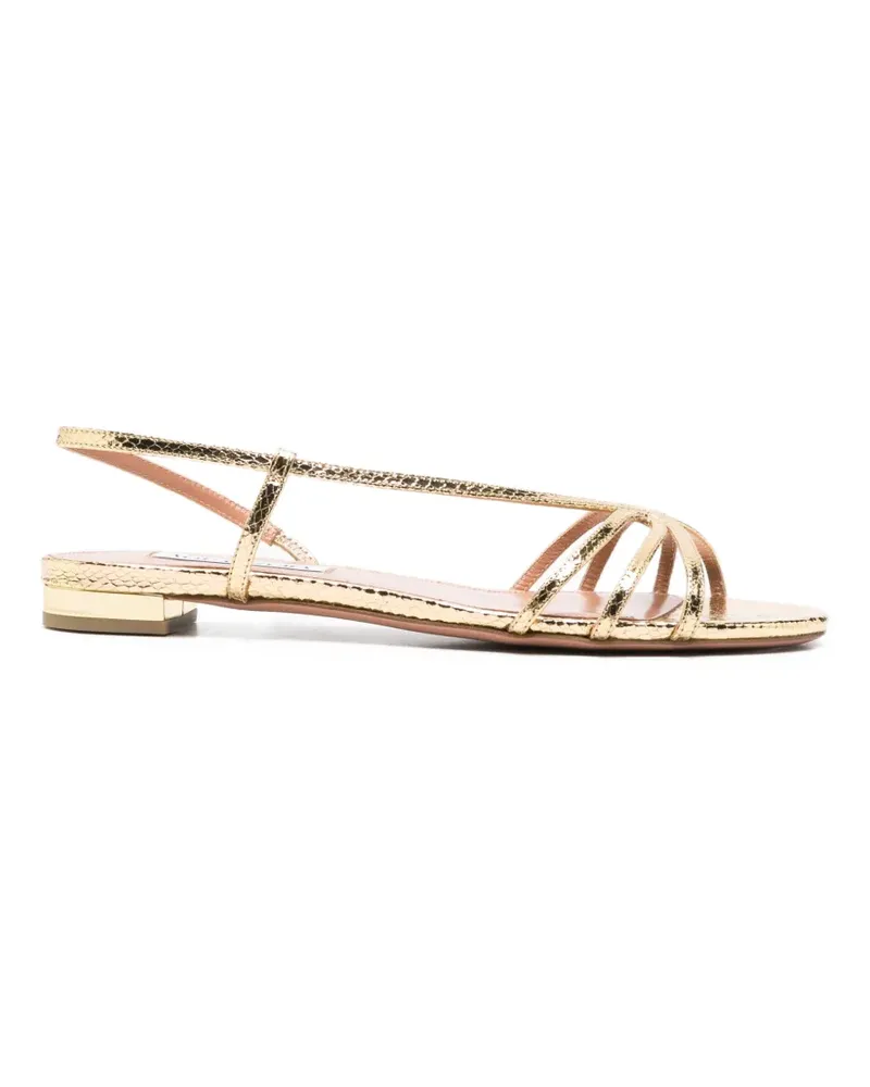 Aquazzura Talk To Me strappy sandals - Gold Gold