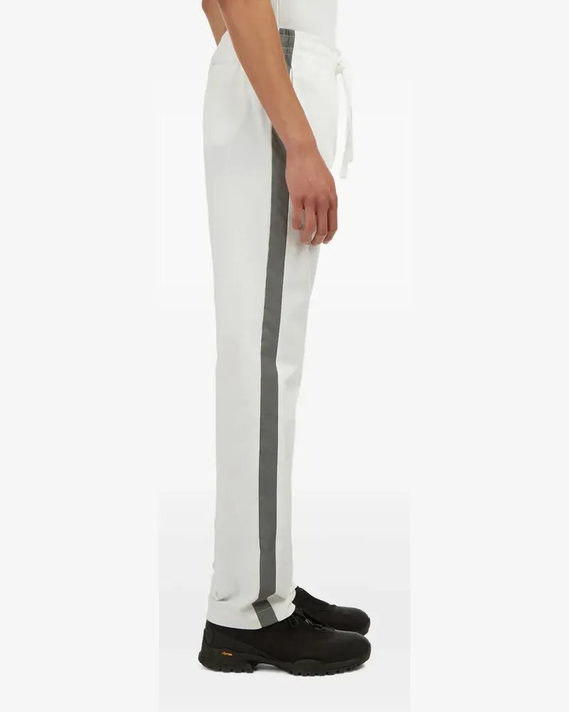 SERAPIS stripe-trim track trousers - Weiß Weiß