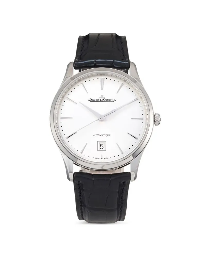 Jaeger-LeCoultre Ungetragene Master Ultra Thin Date 39mm Silber