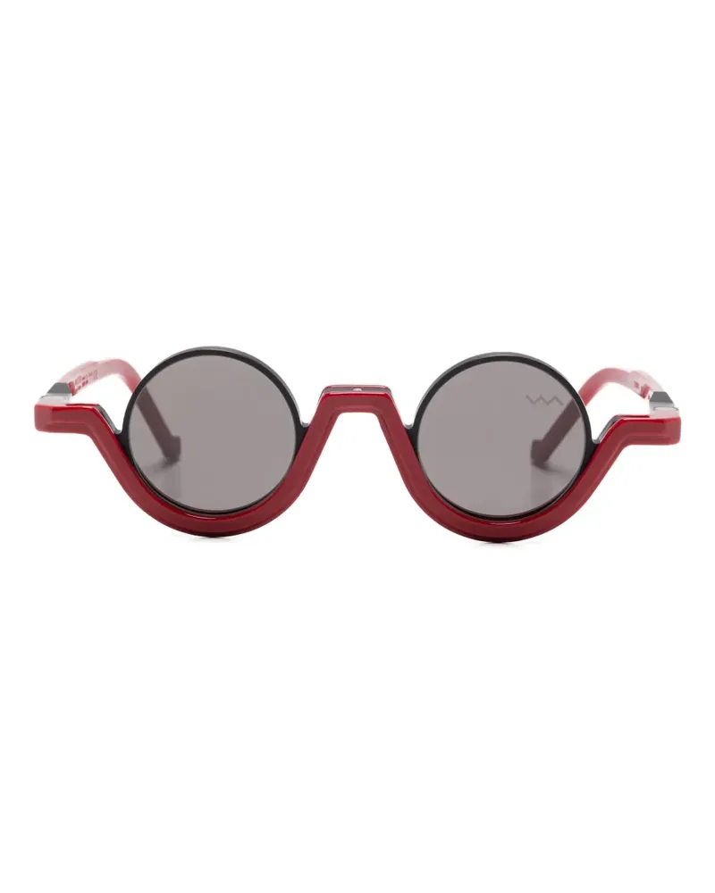 VAVA EYEWEAR Runde Sonnenbrille - Rot Rot