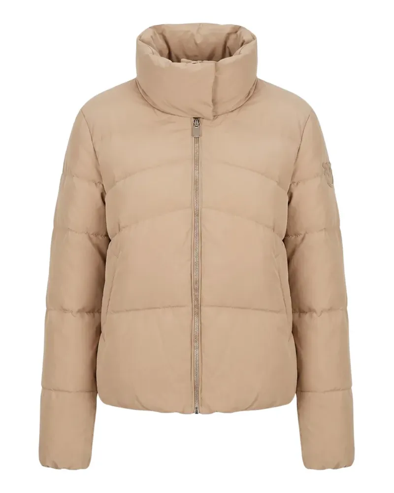 Pinko Mirco Caban quilted high-neck jacket - Nude Nude