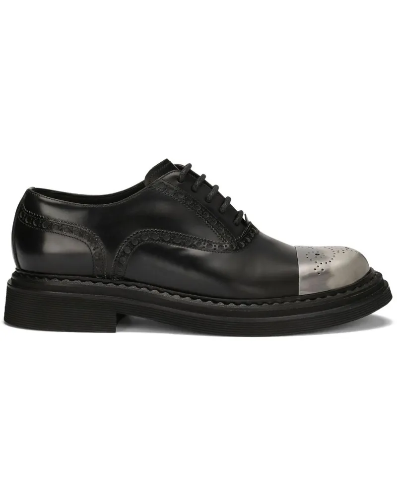 Dolce & Gabbana Francesina Derby-Schuhe - Schwarz Schwarz