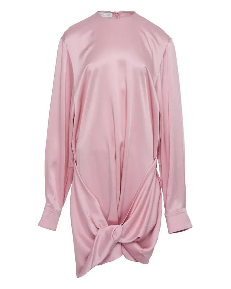 Stella McCartney twist-detail mini dress - Rosa Rosa