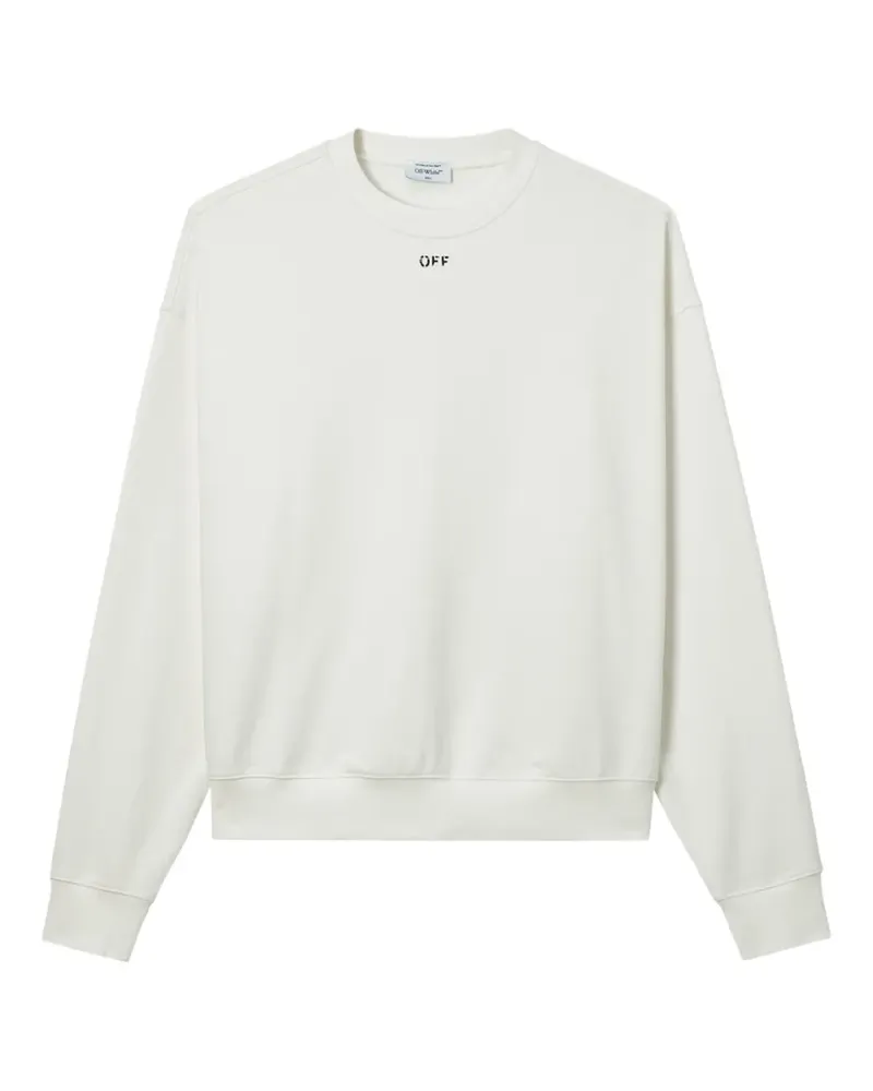 OFF-WHITE Pullover mit tüberschnittenen Schultern - Weiß Weiß