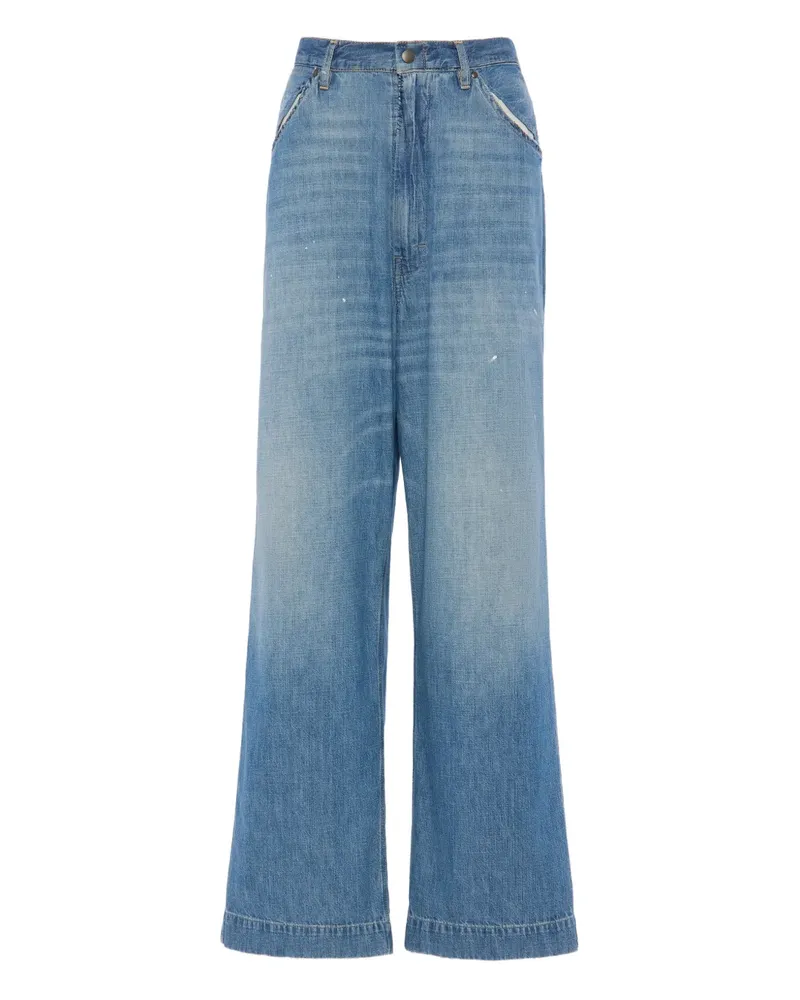 Maison Margiela Jeans mit Patchwork-Detail - Blau Blau