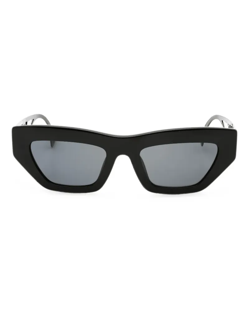 Versace Sonnenbrille mit Cat-Eye-Gestell - Schwarz Schwarz