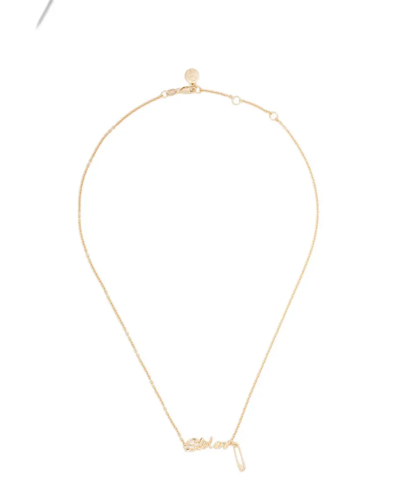 Stolen Girlfriends Club Sentimental Script necklace - Gold Gold