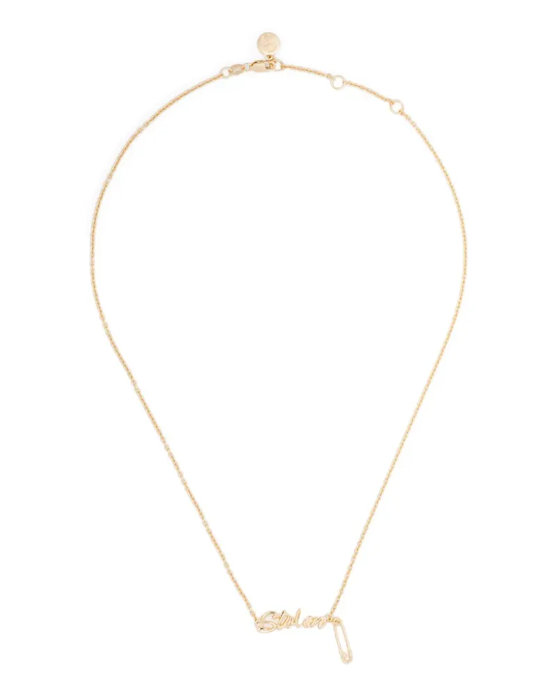 Stolen Girlfriends Club Sentimental Script Halskette - Gold Gold