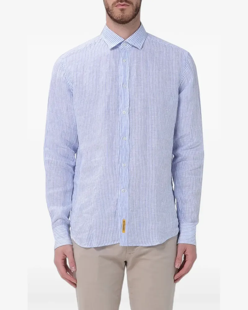 B.D. Baggies striped cotton shirt - Blau Blau