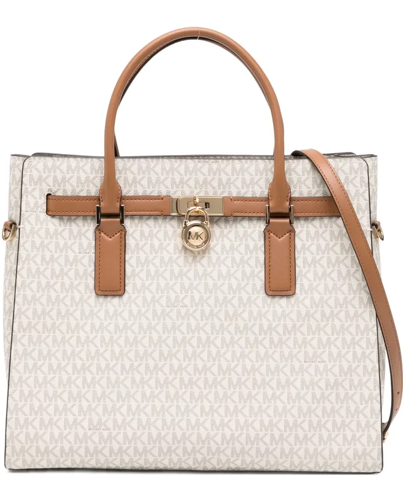 Michael Kors Großer Hamilton Moderne Tote Bag - Nude Nude