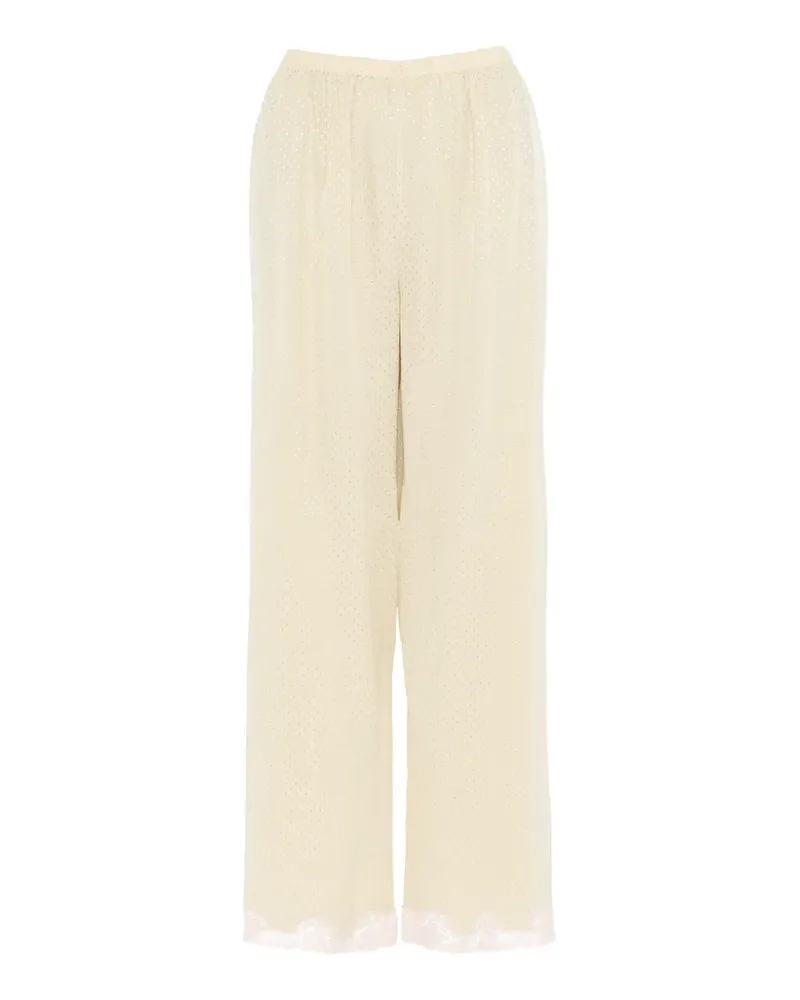 Eres Translucide Hose mit Spitzenbesatz - Nude Nude