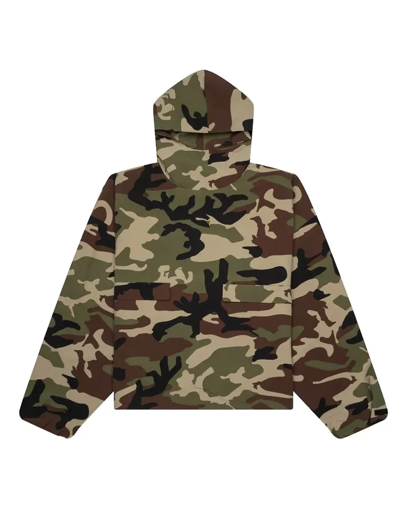 Fear of God hooded camouflage jacket - Grün Grün