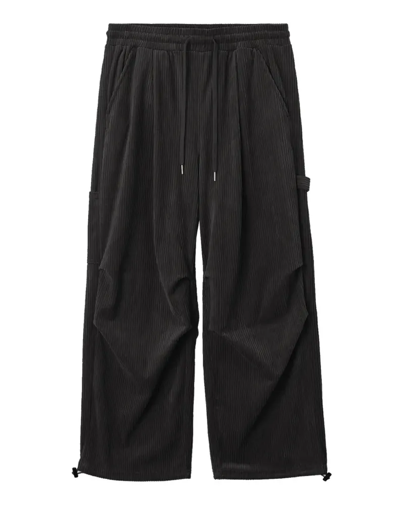 FIVE CM Cordhose mit Falten - Grau Grau