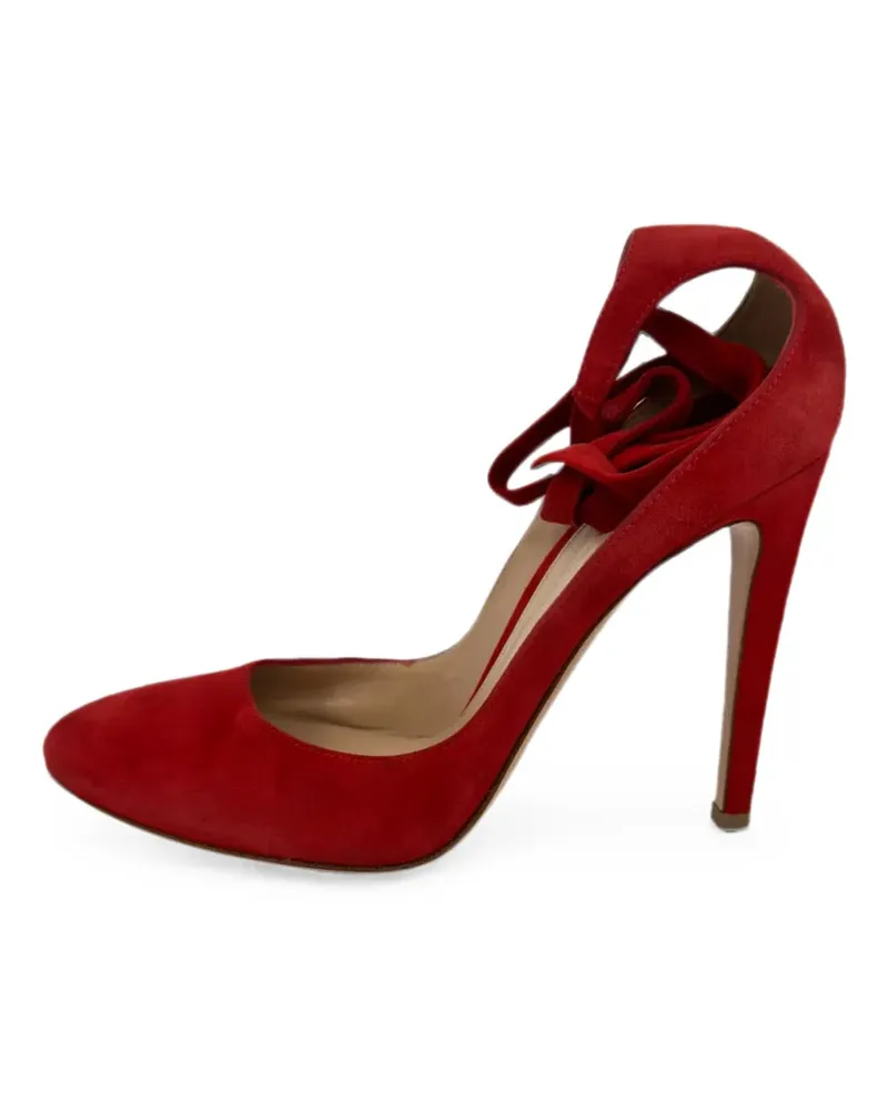 Gianvito Rossi strappy round-toe pumps - Rot Rot