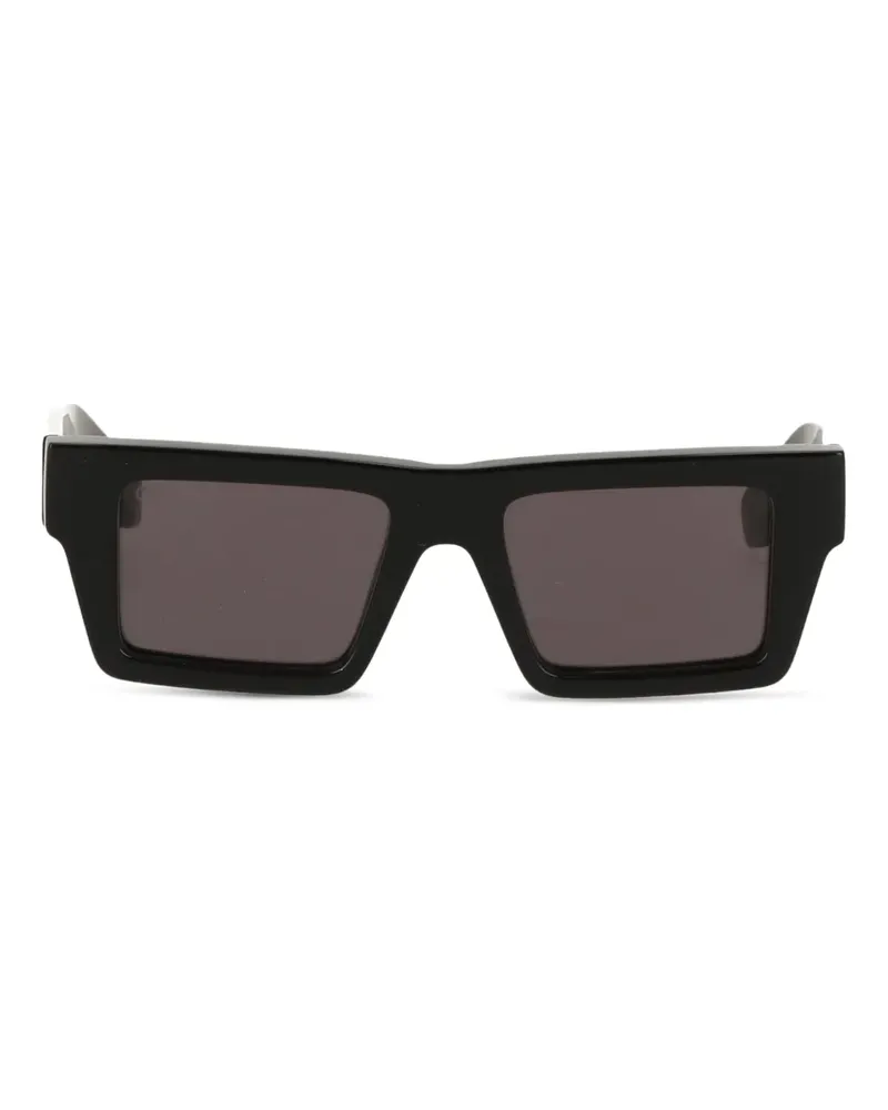 OFF-WHITE Sonnenbrille mit eckigem Gestell - Schwarz Schwarz