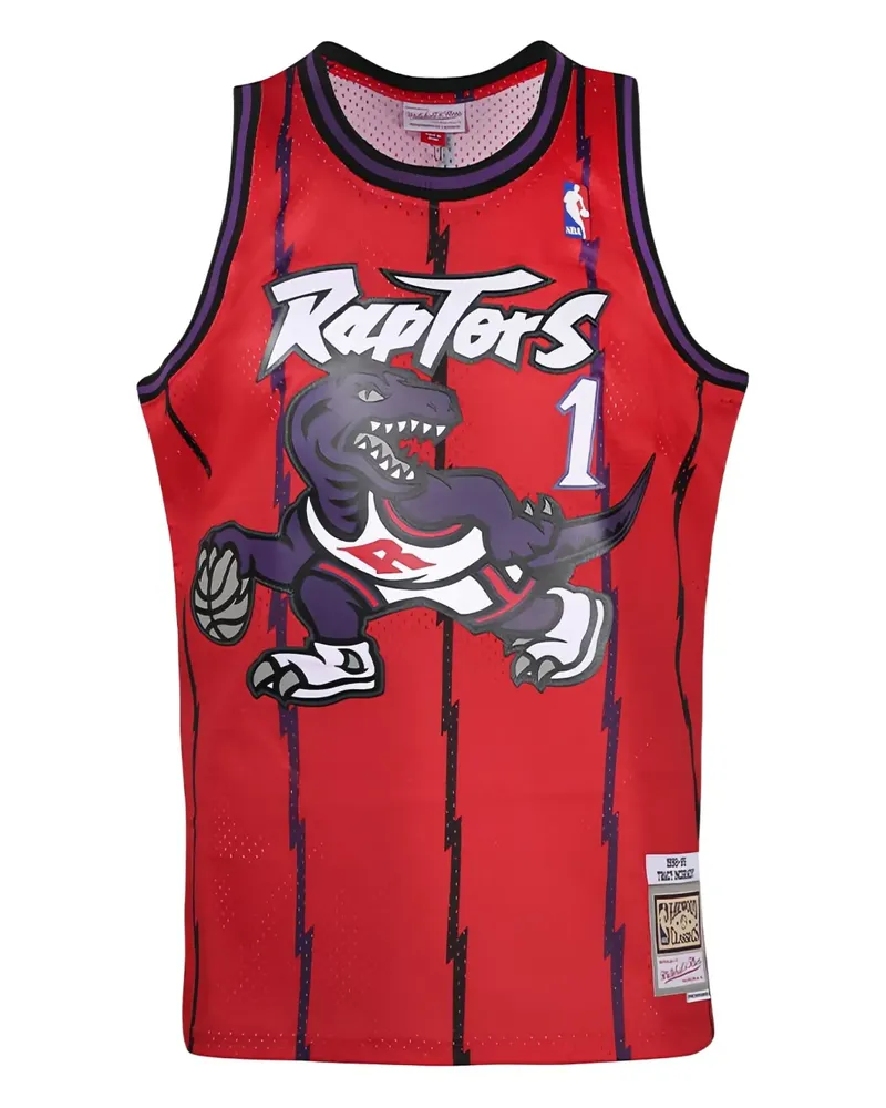 Mitchell & Ness Raptors McGrady Weste - Rot Rot