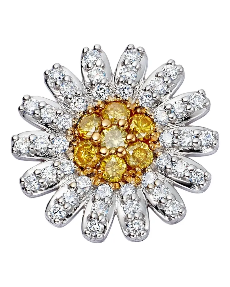 Loquet Daisy diamond charm - Silber Silber