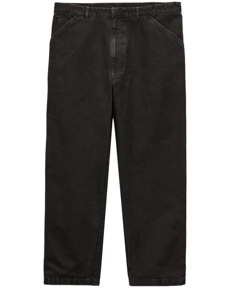 Prada Chino mit Triangel-Logo - Schwarz Schwarz