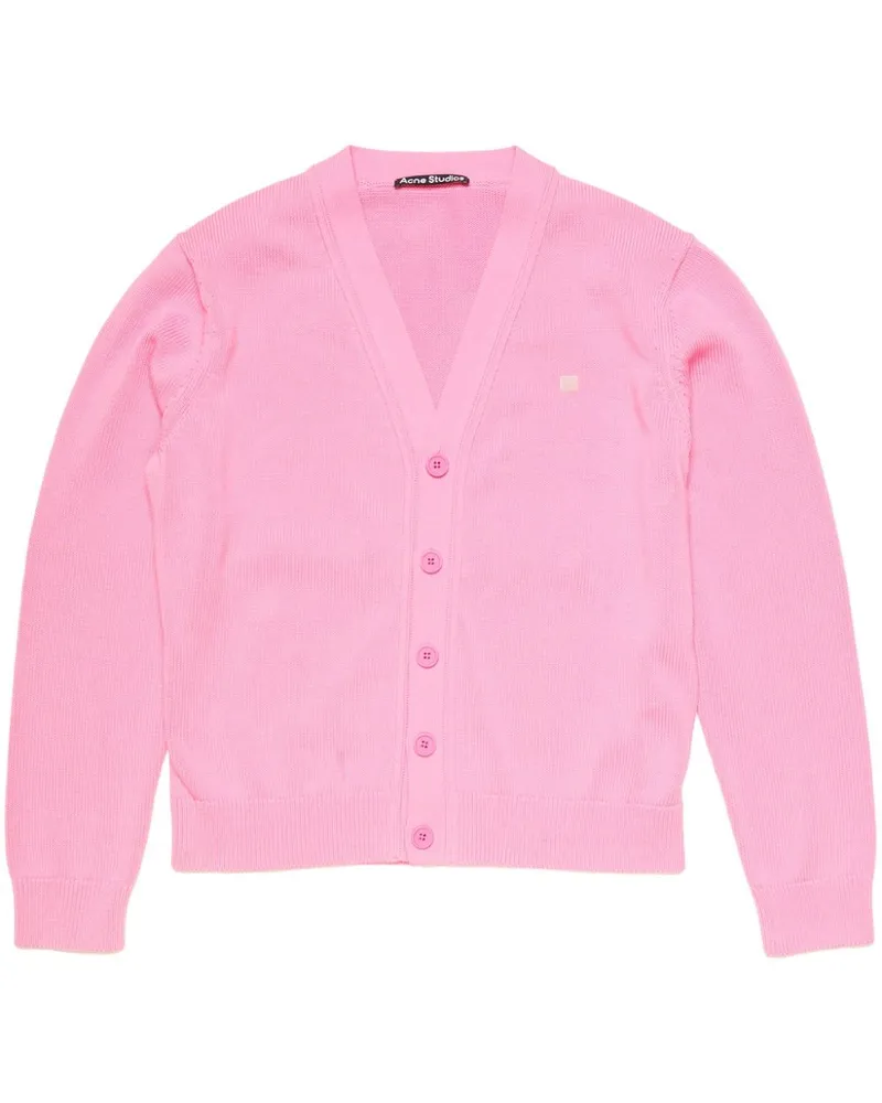 Acne Studios Cardigan mit Applikation - Rosa Rosa