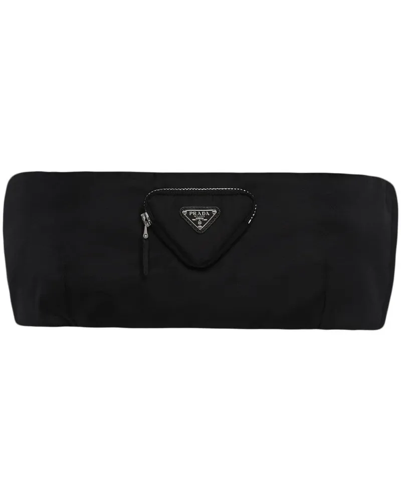 Prada Re-Nylon Bandeau-BH Schwarz