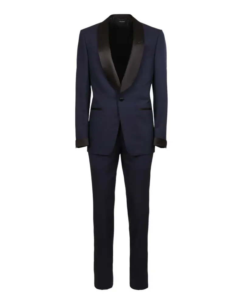 Tom Ford Anzug mit Schalkragen - Blau Blau