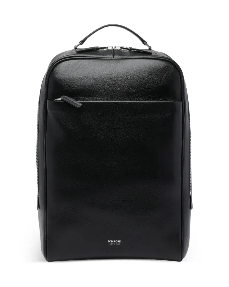 Tom Ford Classic zip-fastening backpack - Schwarz Schwarz