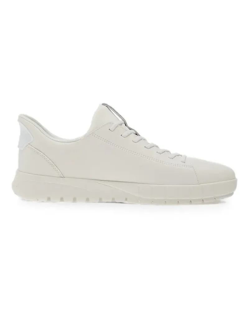 Geox Flextride Plus lace-up leather sneakers - Weiß Weiß