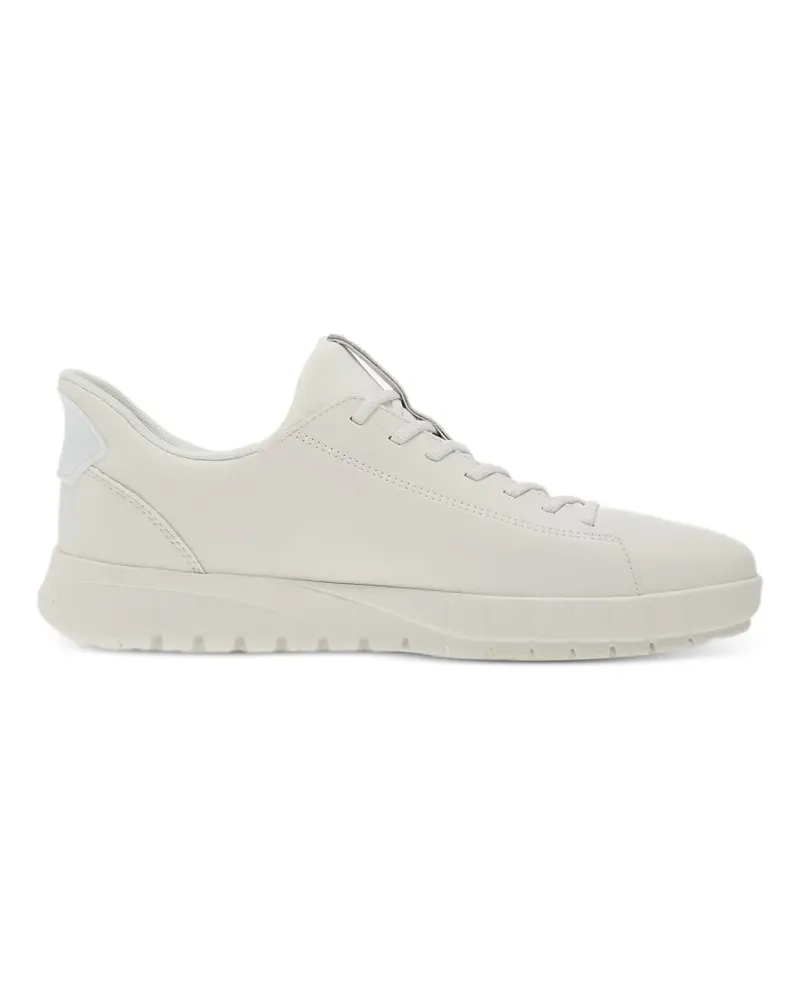 Geox Flextride Plus lace-up leather sneakers - Weiß Weiß