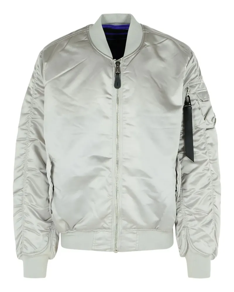 Alpha Industries zip-fastening bomber jacket - Grau Grau