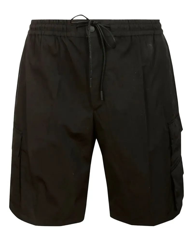 PT TORINO drawstring flap-pocket shorts - Schwarz Schwarz