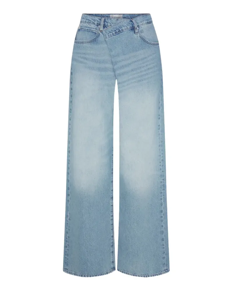 Frame Denim The Crossover Loose Wide-Leg-Jeans - Blau Blau