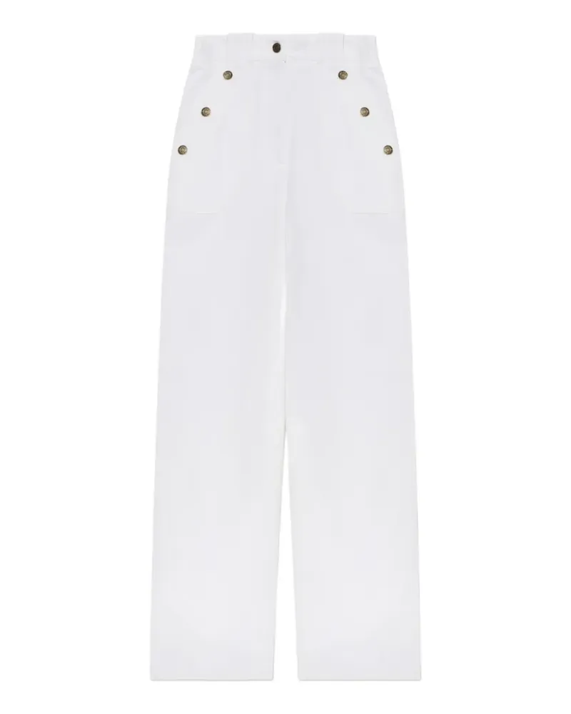 Max Mara Badesse button-detail jeans - Weiß Weiß