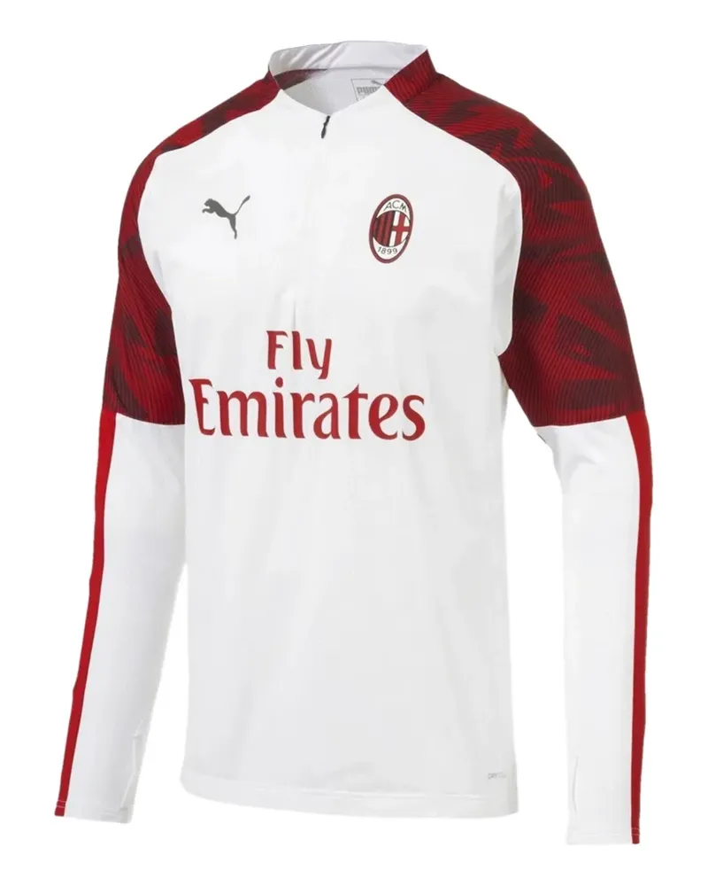 Puma AC Milan T-Shirt mit Logo-Print - Weiß Weiß