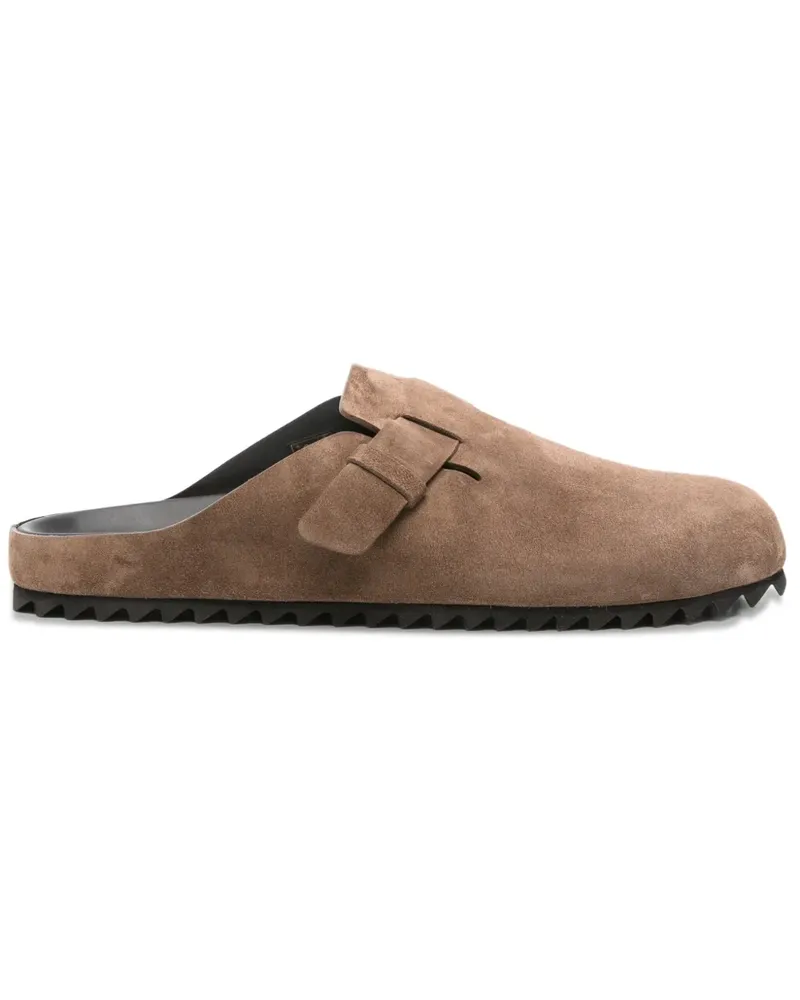 Officine Creative Italia Clogs aus Wildleder - Nude Nude