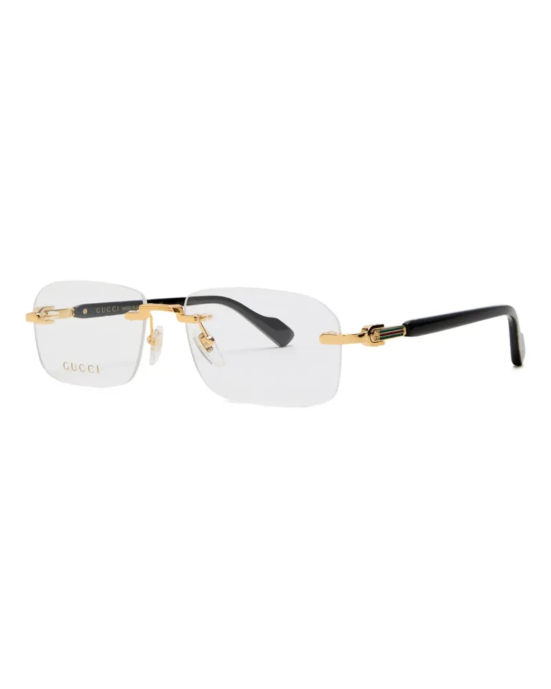 Gucci rimless glasses - Gold Gold