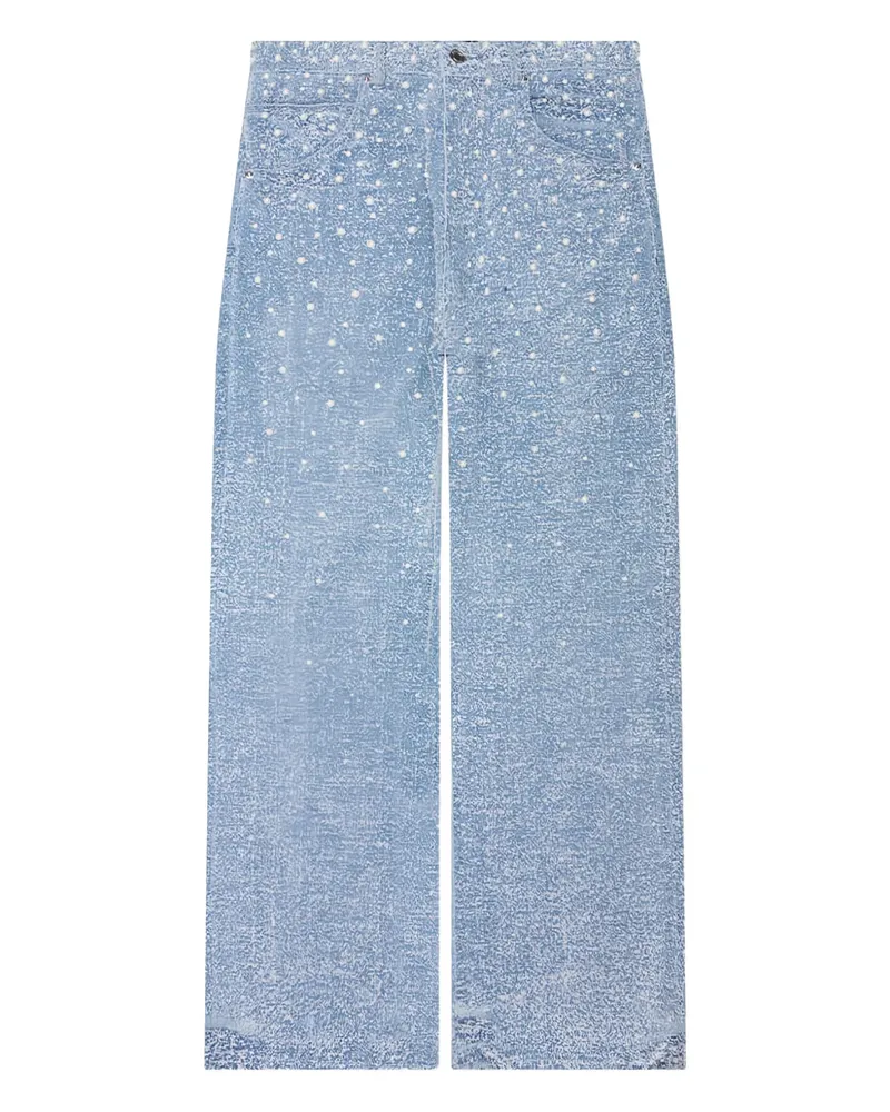 PURPLE BRAND Strukturierte P018 Jeans - Blau Blau