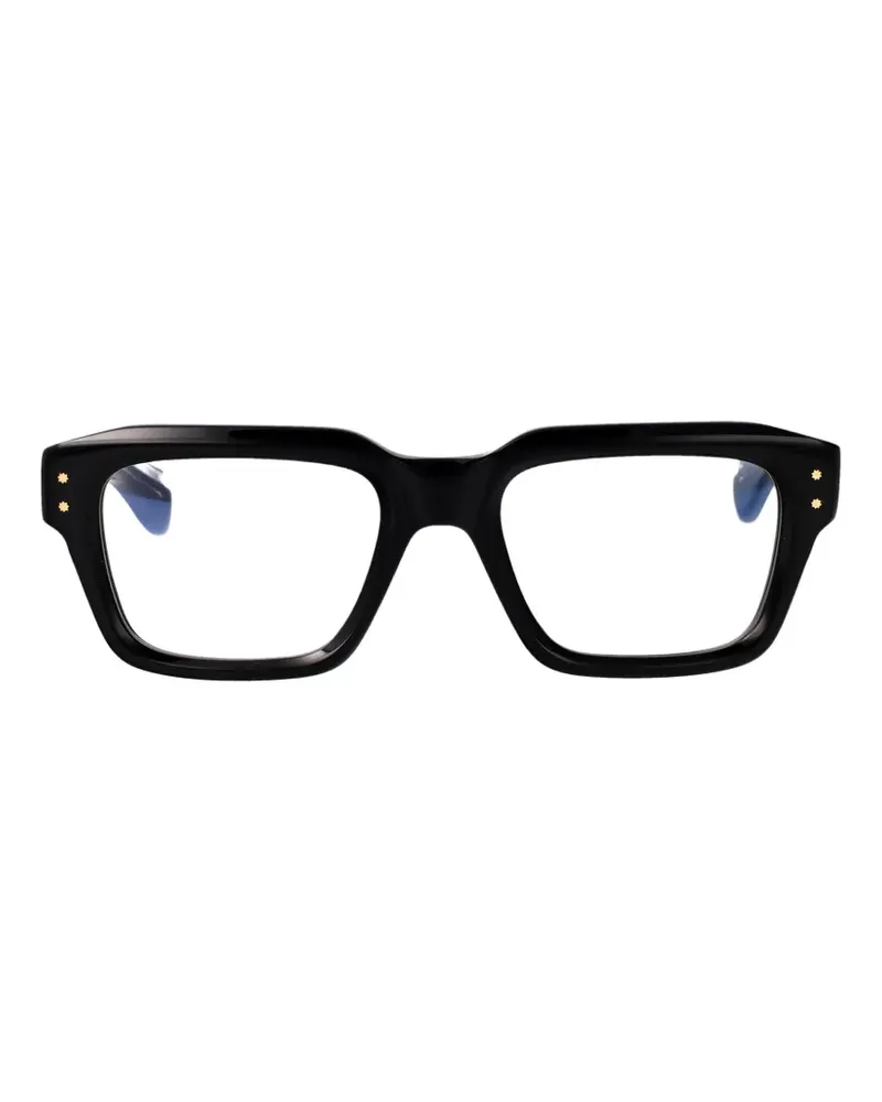 Cutler and Gross Brille mit eckigem Gestell - Schwarz Schwarz