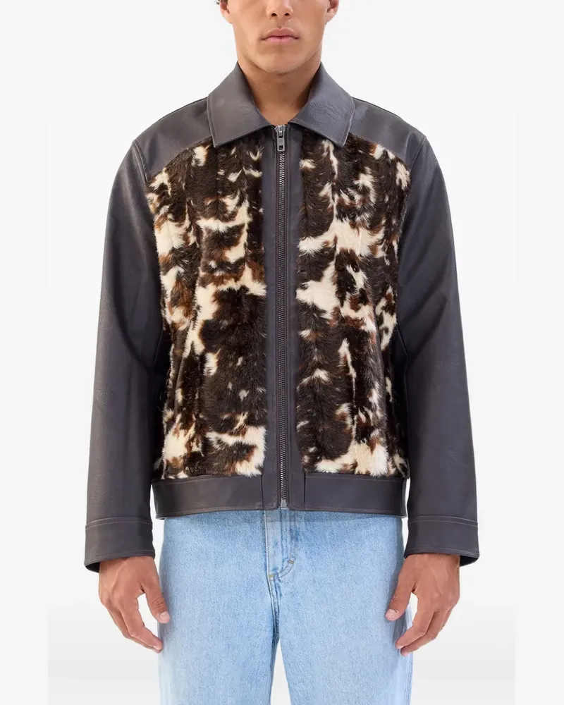 UNREAL FUR Jacke mit Einsätzen - Grau Grau