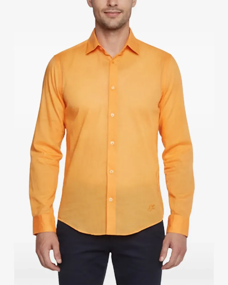 Vilebrequin long-sleeve voile shirt - Orange Orange