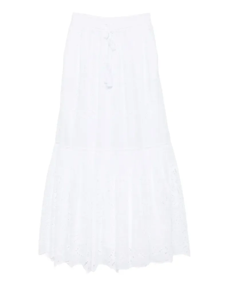 Ermanno Scervino Rock mit Kordelzug - Weiß Weiß