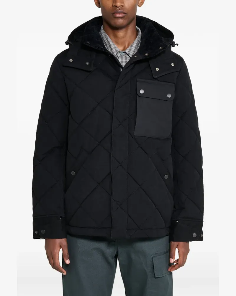 Mammut x Junya Watanabe gesteppte Kapuzenjacke - Schwarz Schwarz