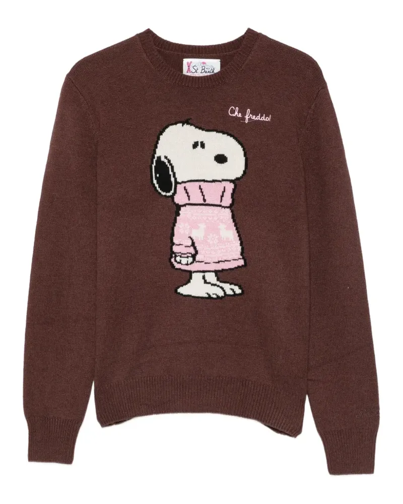 MC2 Saint Barth Snoopy-intarsia crew-neck sweater - Braun Braun