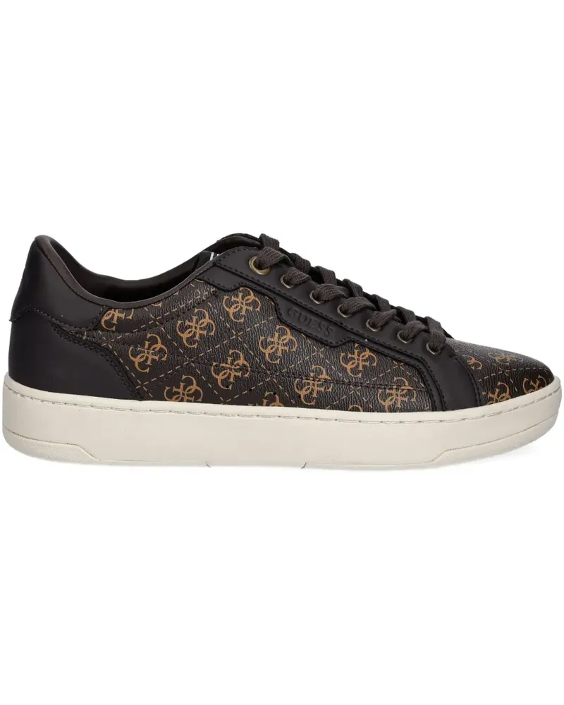 Guess Sneakers mit Logo-Print - Braun Braun