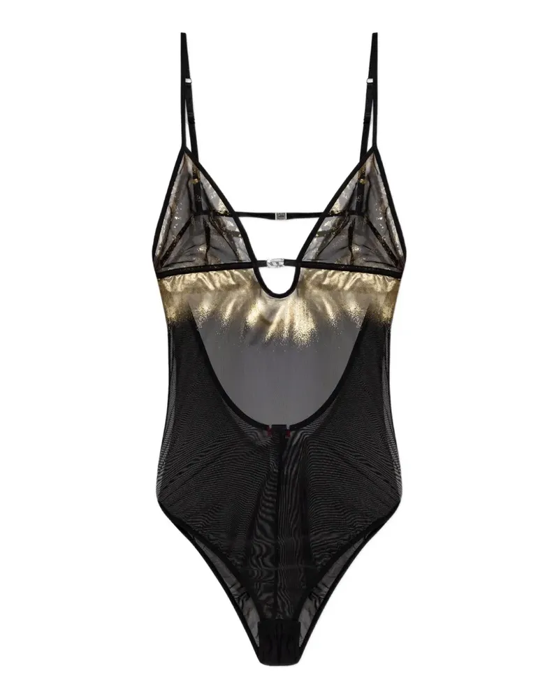 Diesel Mirea-GFT Body im Metallic-Look - Schwarz Schwarz