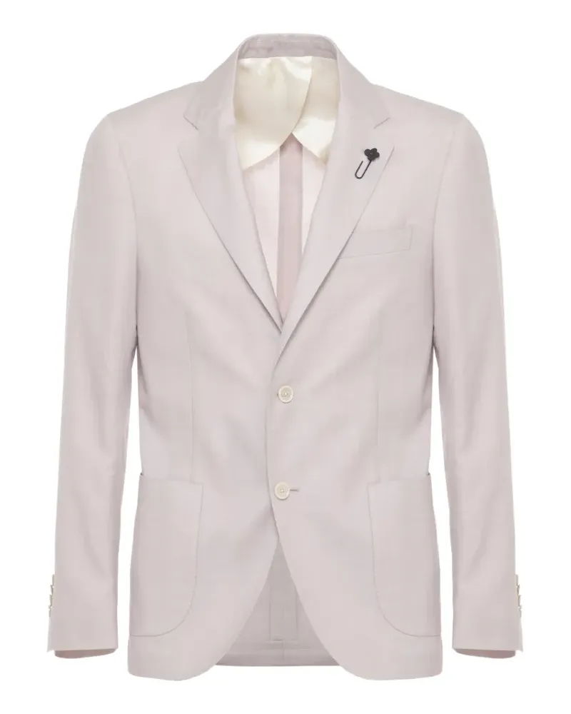 LARDINI flower-pin jacket - Rosa Rosa