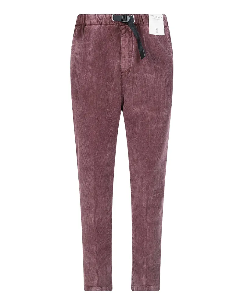PLAN C Cordhose mit Gürtel - Rot Rot