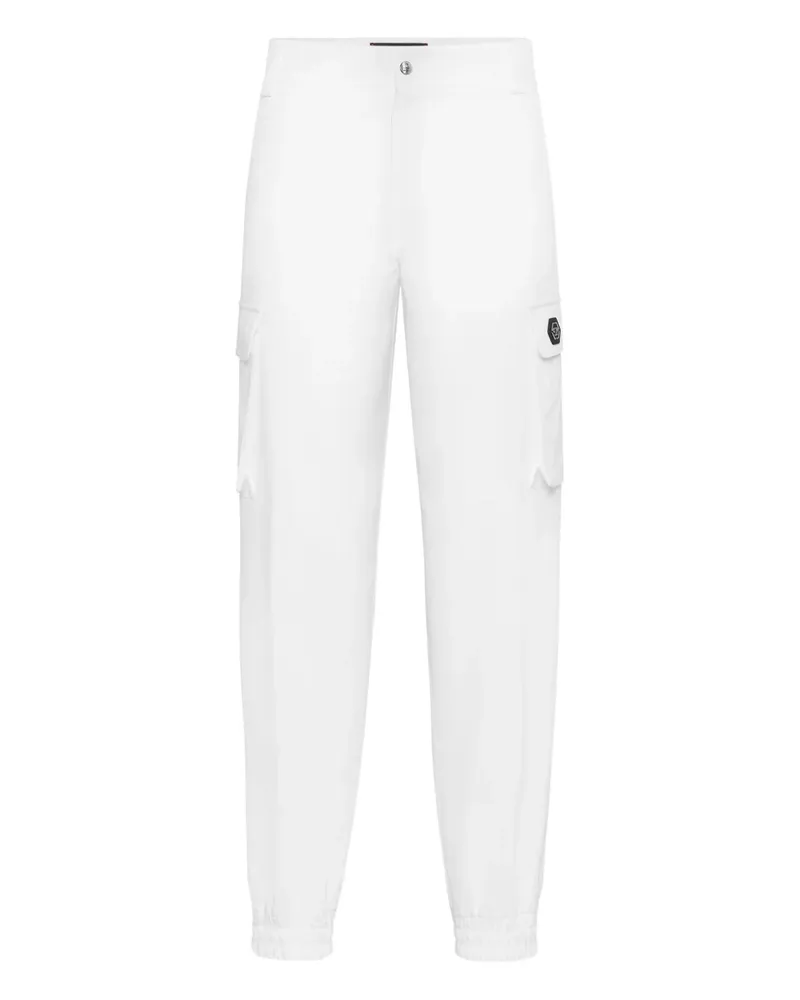 Philipp Plein Klassische Cargohose - Weiß Weiß