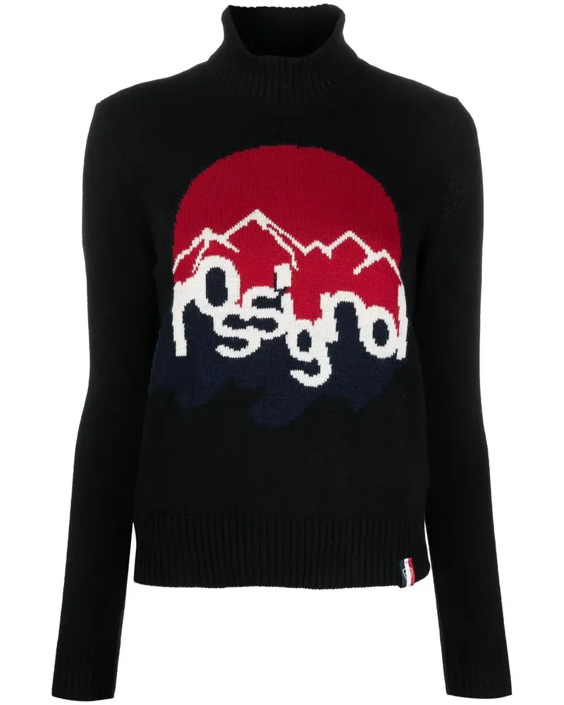 Rossignol Klassischer Rollkragenpullover - Schwarz Schwarz